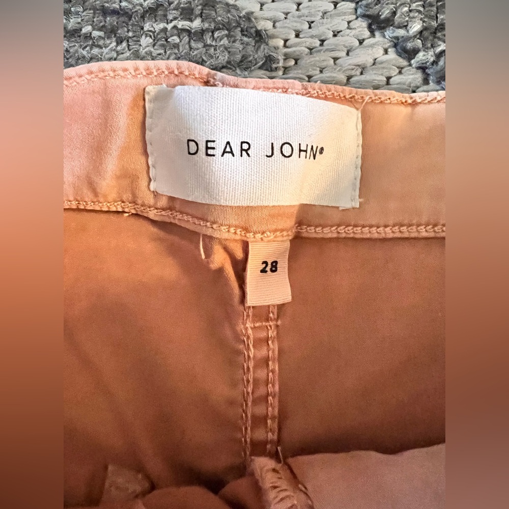 DEAR JOHN Sz 28 Lasso Barrel Fit Pants in Tuscany (Blush) - Picture 3 of 7